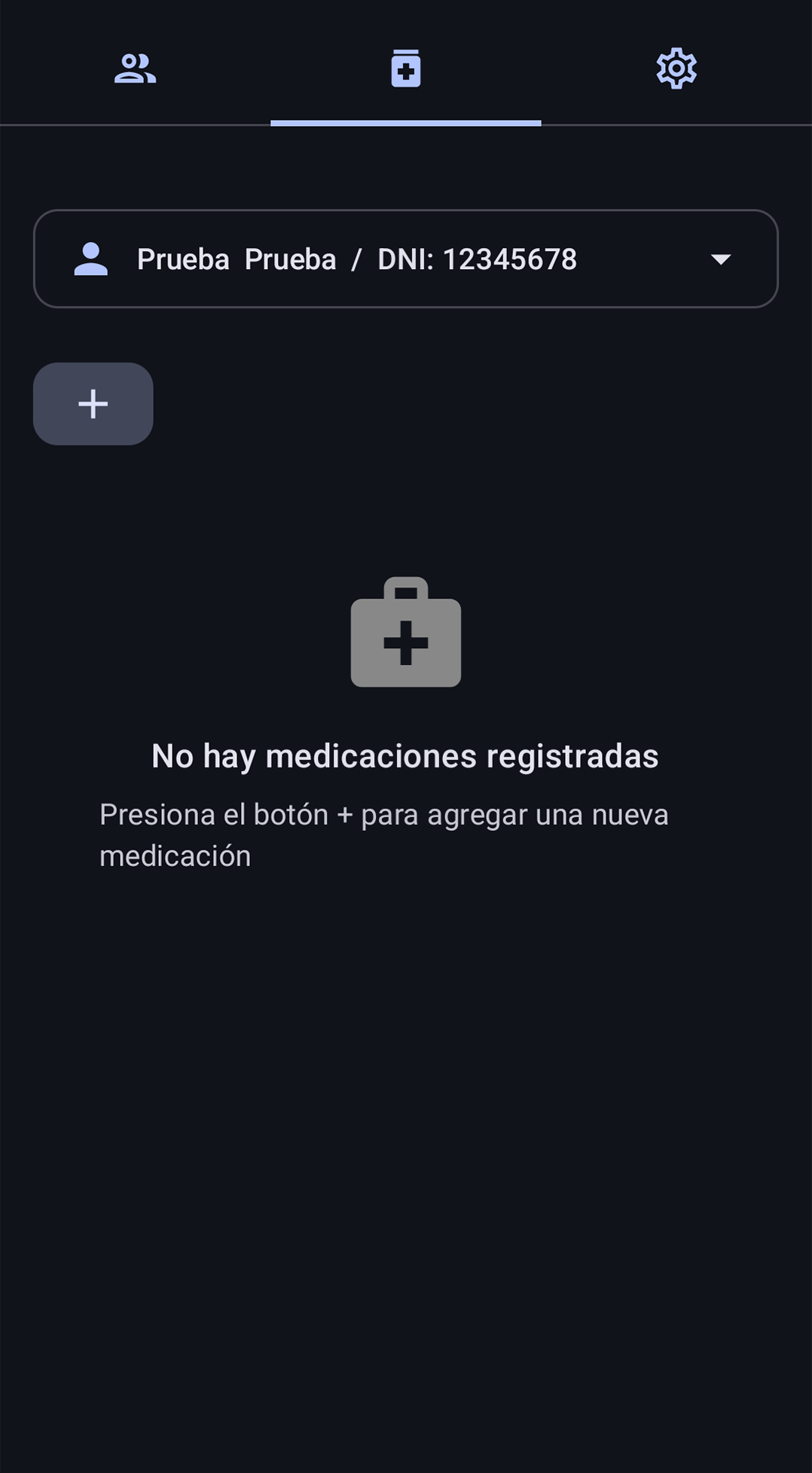 Captura de la app movil MedSync 6